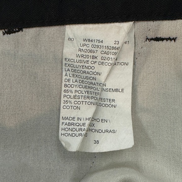 Dickies Brand Work Shorts Mens 38 Black Loose Cell Phone Pocket Back - Picture 8 of 9